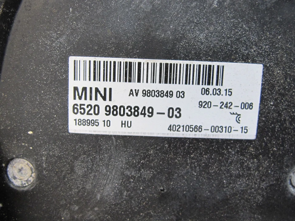 11-15 MINI COOPER R58 R60 R61 COUNTRYMAN GPS SEÑAL TECHO ANTENA 9803849 OEM Foto 3 de 4