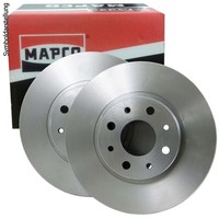 2X Mapco Bremsscheibe Bremsscheiben Satz Bremsen Vorne 25762
