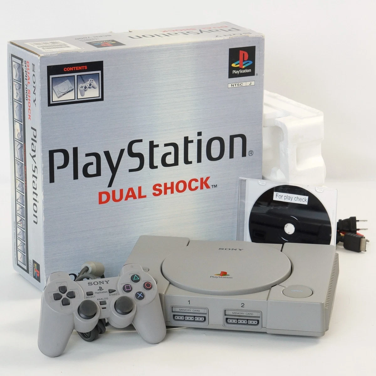 Sony PlayStation 1 NTSC-J (Japan) Composite RCA Video Game