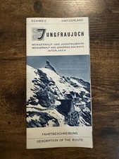 Brochure de voyage Suisse vintage années 50