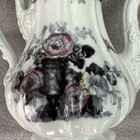 Rare Victorian Two Piece Set Of Flow Mulberry Coffee Pot And Covered Sugar — photo 3