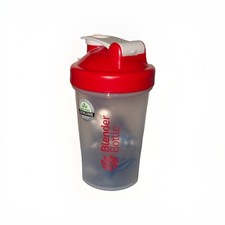 BlenderBottle Classic Shaker Bottle, 2 Pack 20 Oz BPA Free Water Bottle-Red NEW
