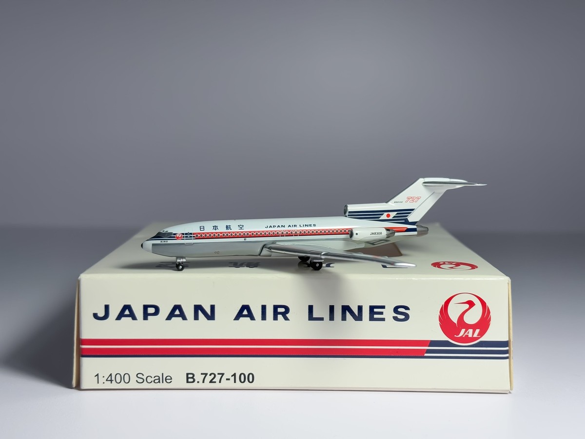 1/400 JAL 日本航空 B727-100 JA8308 Japan Airlines (JAL) Boeing 727-100 1:400 Aeroclassics JA8308