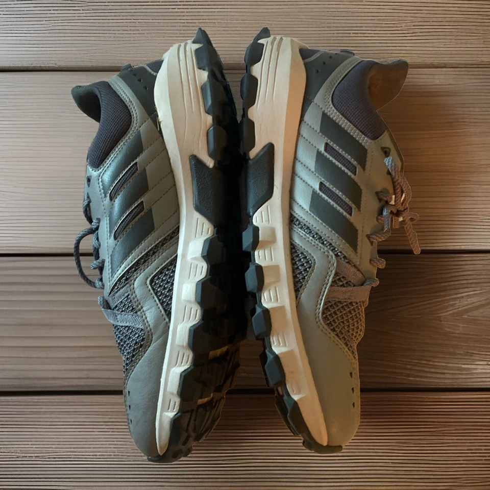 ADIDAS ROCKADIA TRAIL GRIS CORRER DEPORTE CAMINAR ZAPATILLAS ZAPATOS PARA HOMBRE TALLA 10 WMNS 12 Foto 4 de 4