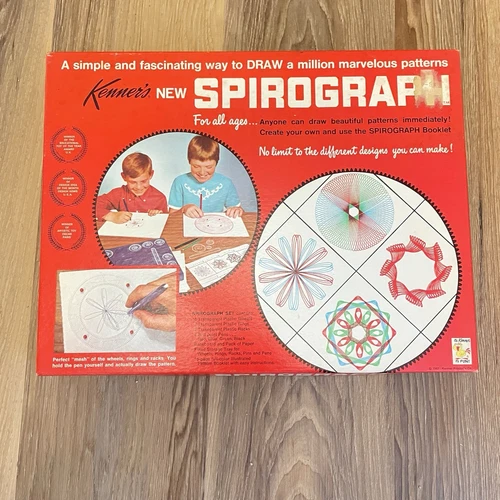 Vintage 1967 SPIROGRAPH Set #401 by Kenner in Box COMPLETE