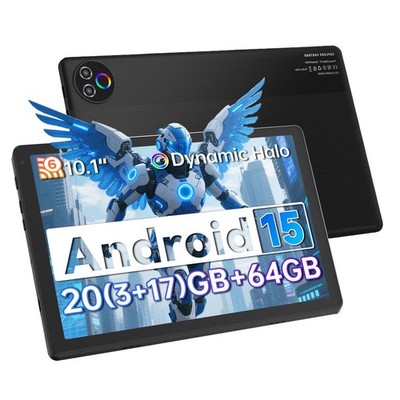 10,1 Zoll-Tablet 20GB 64GB Android 15 HD IPS-Touchscreen Dual-Kamera Tablet