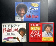 Bob Ross Joy of Painting Books - Art Instruction Guides - Kowalski LOT OF 3 