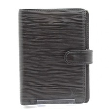 Auth LOUIS VUITTON Agenda PM R20052 Noir Epi CA0938 Agenda