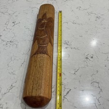 Vintage afrikanisches Holz geschnitzt Ayo Olopon Spiel Mancala Oware Awal & 48 Steine