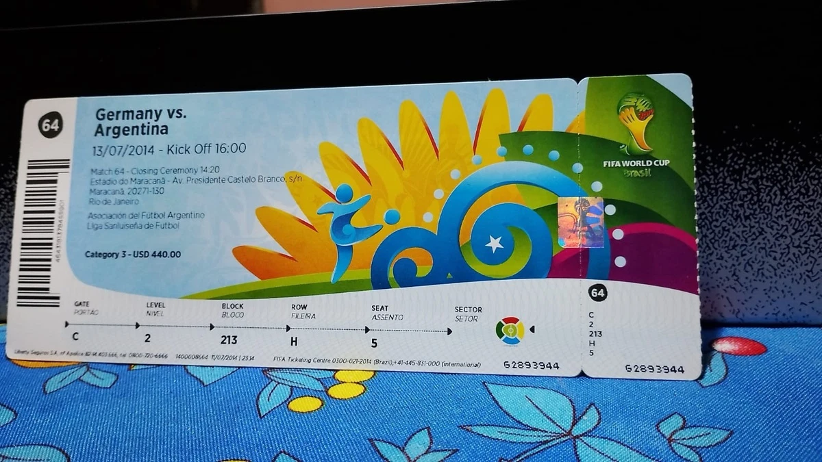 World Cup Ticket In Vintage Sports Ticket Stubs for sale | eBay