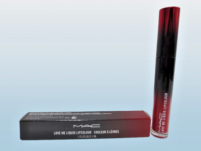 MAC LOVE ME LIQUID LIPCOLOUR 493 E FOR EFFORTLESS 0.1 OZ BOXED
