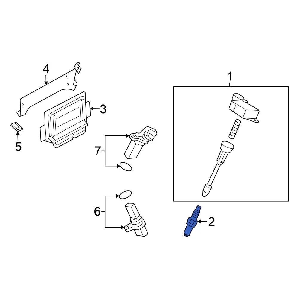 For Nissan Altima 2002-2006 Nissan 224015M016 Spark Plug