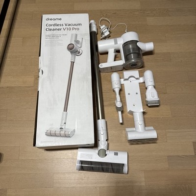 Dreame V10 Pro 450W Stielstaubsauger - Weiß/Gold Akku Handstaubsauger