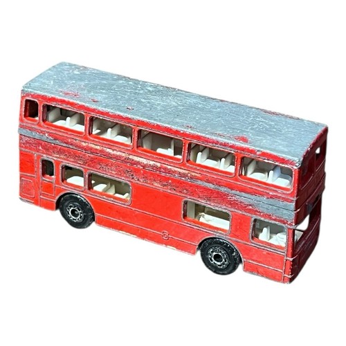 Vintage Matchbox Superfast No 17 The Londoner Double Decker Bus Red Die Cast - Picture 3 of 7