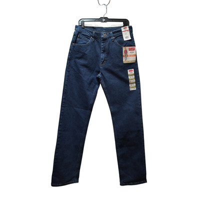 Wrangler Five Star Premium Regular Fit Jeans Men's 32x34 Straight Blue Stretch