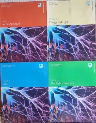 4x Open University S104 Exploring Science Textbooks Books 2-5 Paperback