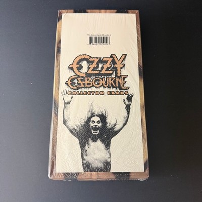 OZZY OSBOURNE Collector Card Box 2001 SEALED 36 Packs Rock Metal