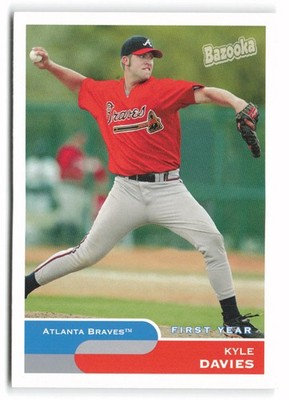 2004 Bazooka #287 Kyle Davies Rookie Atlanta Braves RC