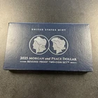 2025 Morgan & Peace Dollar Two-Coin Reverse Proof Set - Beautiful - No Reserve!