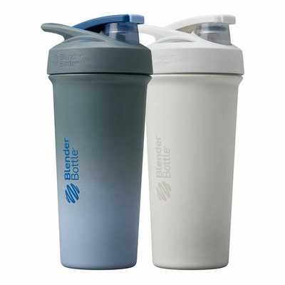 BlenderBottle Strada Edelstahl Shaker Flasche, 740 ml, 2er Pack