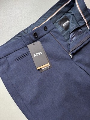NWT Hugo Boss Wool Pants Size 30x30 Genius 241 Slim Fit
