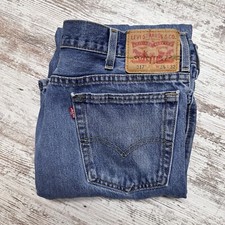 Levis 517 Jeans Mens 36x32 Blue Denim Bootcut Cowboy Western Workwear Cotton