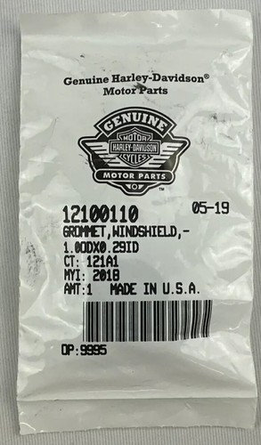 HARLEY DAVIDSON GENUINE WINDSHIELD GROMMET 1 QTY 12100110