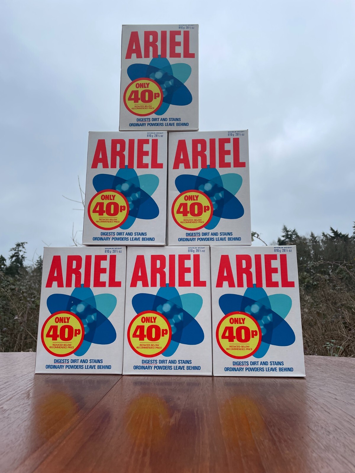 VINTAGE ARIEL WASHING POWDER PACKET / BOX | Grelly UK