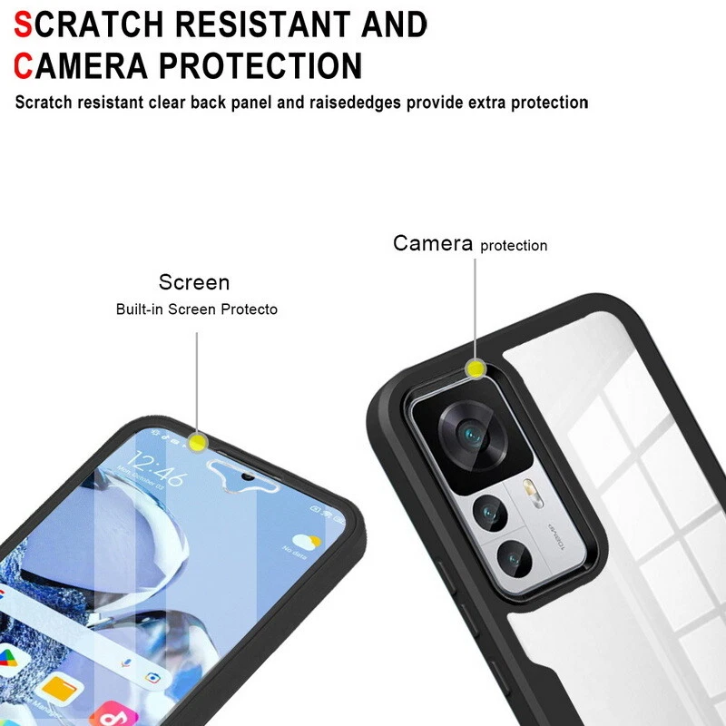 Case For Xiaomi Redmi Note 14 13 12 13T 11T Poco M4 Pro Clear Silicone 360 Cover - image 4 of 4