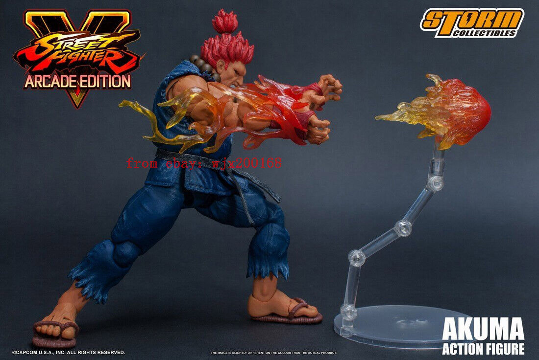 RARE! Street Fighter 2 Akuma Gouki 12 Action Figure JAPAN GAME -  Japanimedia Store