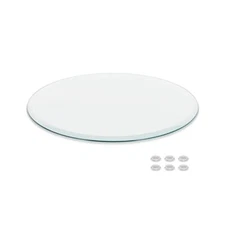 30 Inch Round Glass Table Protector, Versatile Use, Multiple Sizes Available