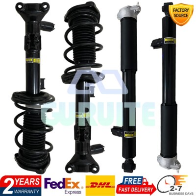 4Pcs Front Rear Shock Struts Assys Fit Mercedes Benz E/C-Class W207 C204 2010-16