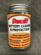 Caig DeoxIT Battery Cleaner & Protectant With Brush Lid, 115 g, CL-BCP-04