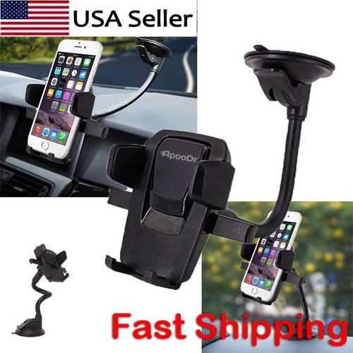 Universal Car Windshield Dashboard Suction Cup Mount Holder Stand for Cell Phone - 第 1/11 張圖片