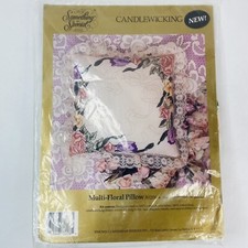 Vintage Something Special Candlewicking Pillow Kit, 80206 New