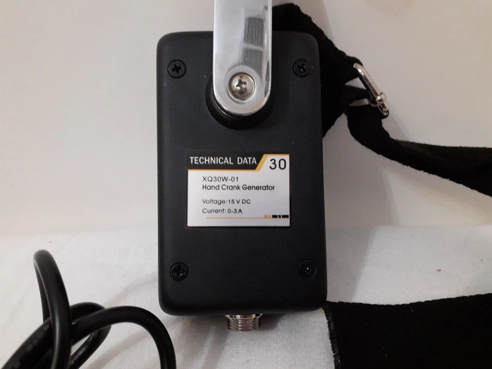 Technical Data 30w 15v 0-3A Hand Crank Emergency Generator New In Box  - Image 2 of 4