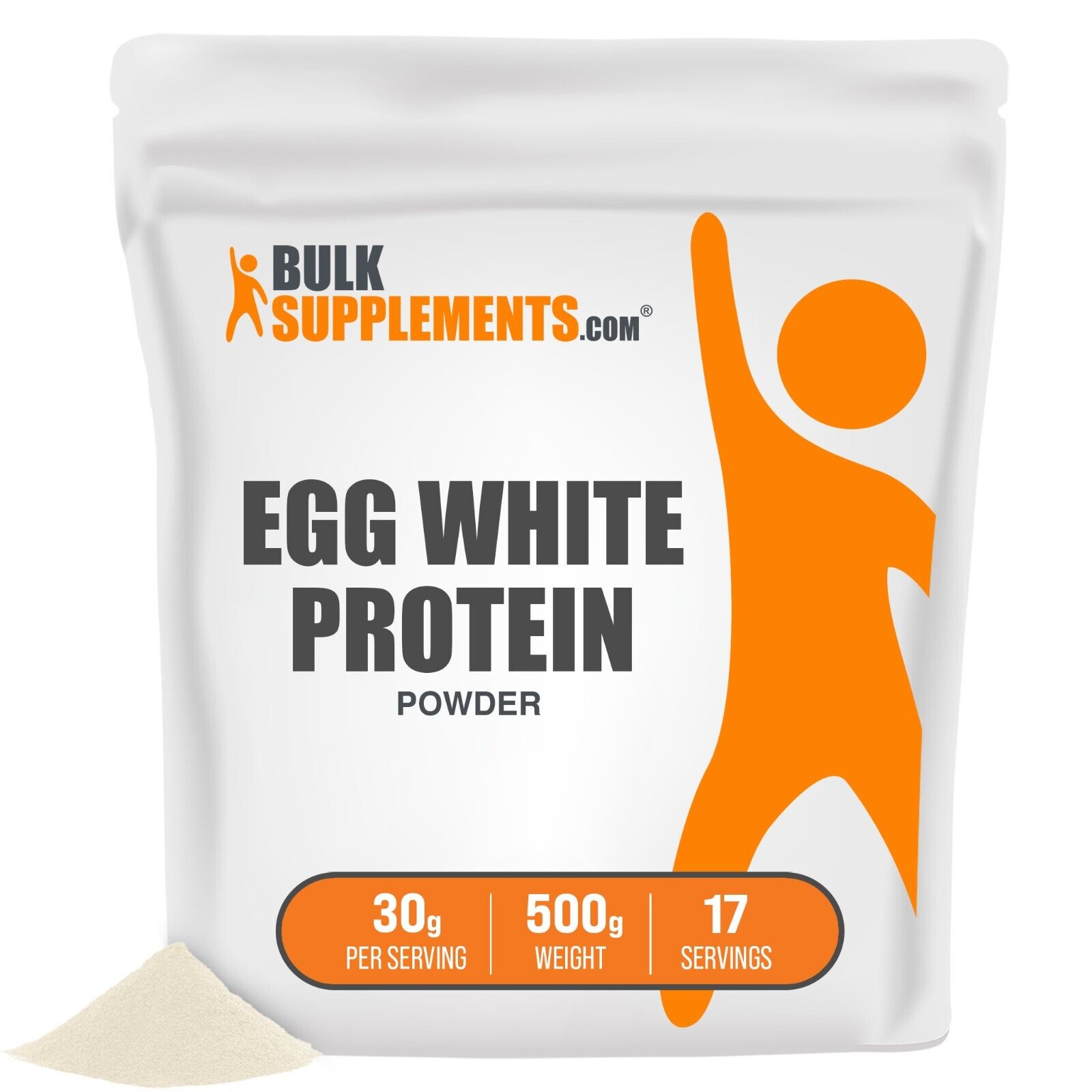BulkSupplements Egg White Protein - Build Muscle & Improve Strength