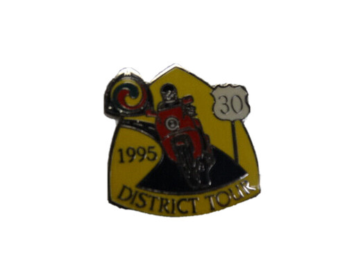 AMA (American Motorcycle Association) 1995 District Tour Vest/Lapel Pin