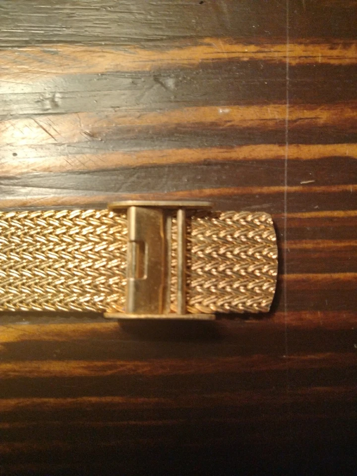 🔥RELOJ HEXAGONAL UNISEX VINTAGE RARO Lucien Piccard Dufonte tono dorado para hombre Foto 3 de 4