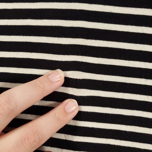 Old Navy Swing Dress Women XL Blue White Stripes Stretchy Tank Shift Knee Length - Picture 8 of 11