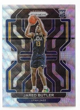 2021-22 Panini Prizm Jared Butler Silver Wave Prizm Rookie #290 Utah Jazz RC
