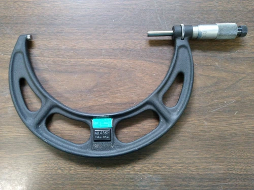 Starrett No 436 Carbide Tipped Micrometer 150mm-175mm