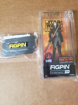 Grand Inquisitor FigPin #1332 LACC 2023 L42 Yellow Logo Star Wars Rebels NEW
