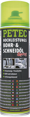 PETEC 73050 BOHR SCHNEIDOEL 500ML  Gewindeschneiden Bohren Drehen Trennverfahren