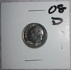 2008 - D Mint - Roosevelt Dime + Protective Coin Holder!