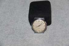 TIMEX ELECTRIC WATERPROOF CHR. PLATED BEZEL S. STEEL BACK QUARTZ WATCH~UNTESTED