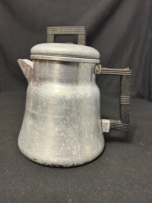 Vintage Wear-Ever Aluminum Percolator Coffee Pot No. 3006 , 6 Cups 