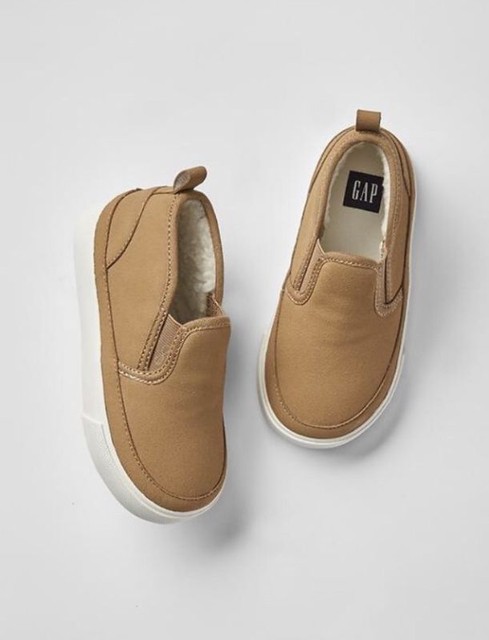 sherpa lined slip on sneakers