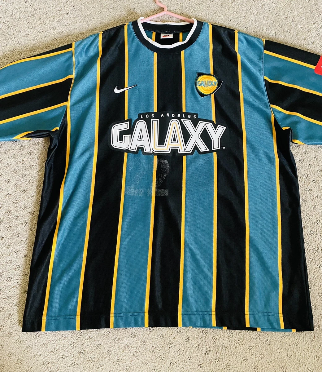 LA GALAXY '97 Nike Player Issue Long Sleeve Jersey - Rare Authentic  Throwback