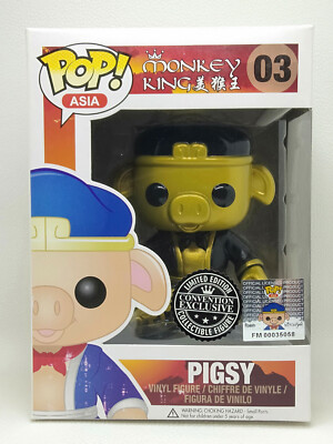 Funko Pop Asia Gold Pigsy (Not Mint) # 03 Monkey King (Protector) No.1